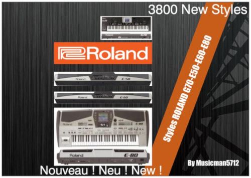 Roland G70 Styles Roland G70 Styles