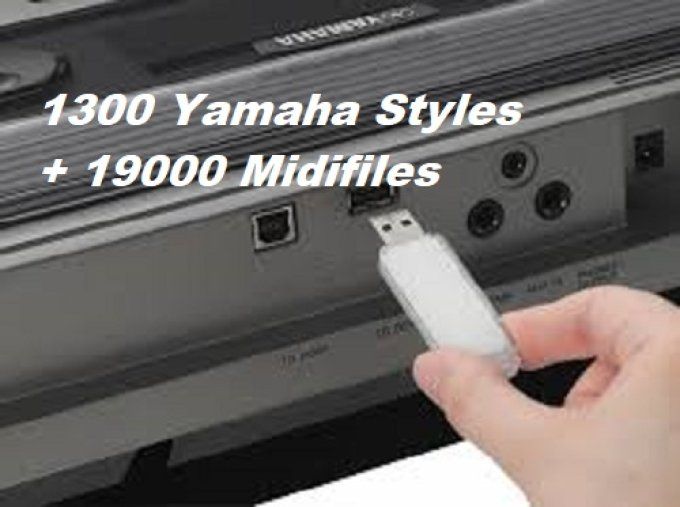 1300 Styles + 19000 Midifiles YAMAHA Genos Tyros & PSR