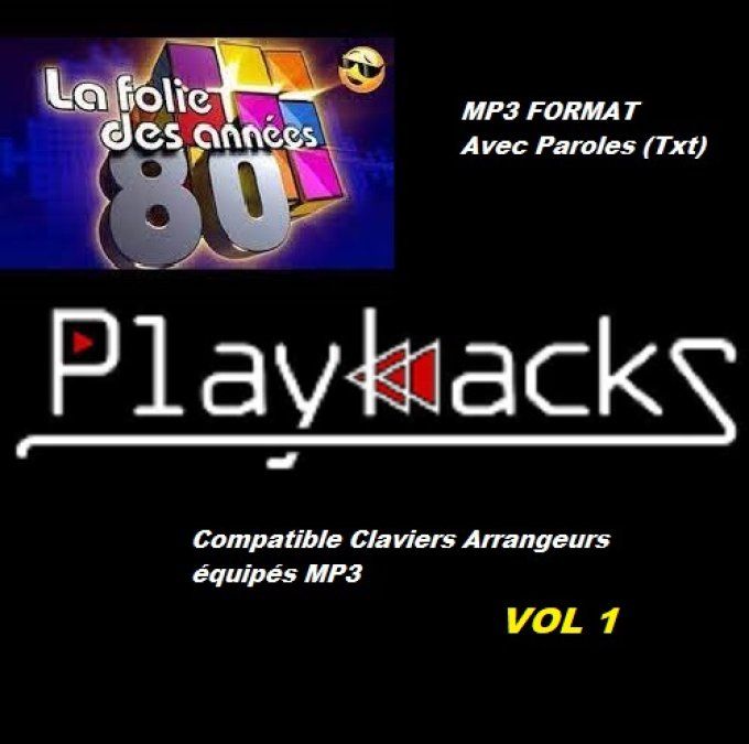 Bandes Instrumentales Playbacks MP3 Années 80 Vol 1