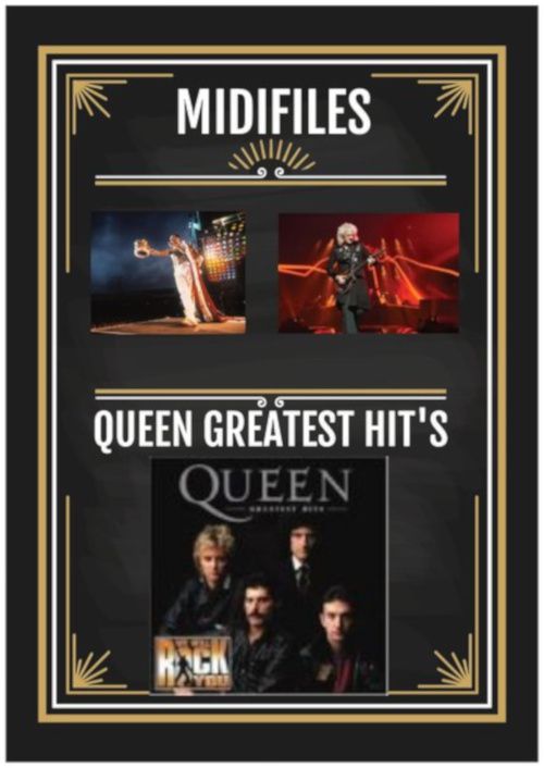 Midifiles/Playbacks QUEEN Greatest Hit's