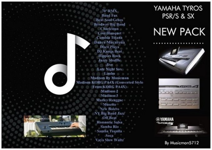 New Styles Pack "Spécial Country" pour YAMAHA Tyros & Psr Nouveau Neu 