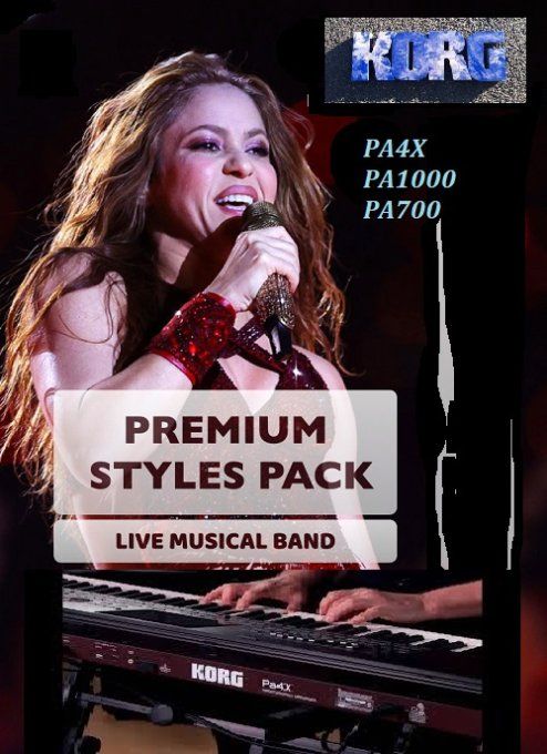 Universal Premium Styles Korg Live Musical Band