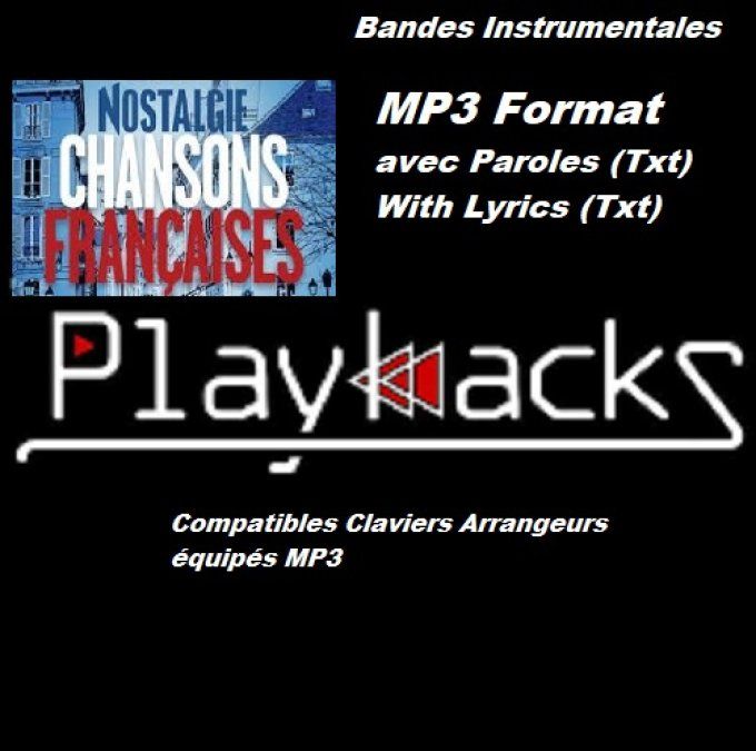 Bandes Instrumentales Playbacks MP3 Chansons Françaises (Nostalgie Vol1)